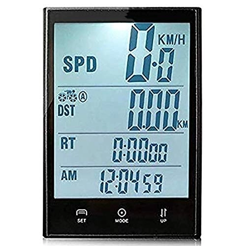 Cycling Computer : XIEXJ Bike Computer Odometer Speedometer with Speed And Cadence Sensor Outdoor Waterproof Bicycle Accessories 2.7In LCD Backlight