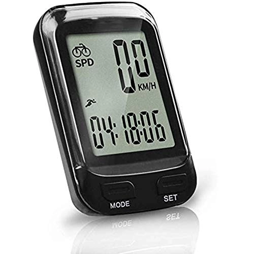 Cycling Computer : XIEXJ Bike Computer, Waterproof Wired Wireless Multifunction Bicycle LCD Computer Speedometer Cycling Odometer