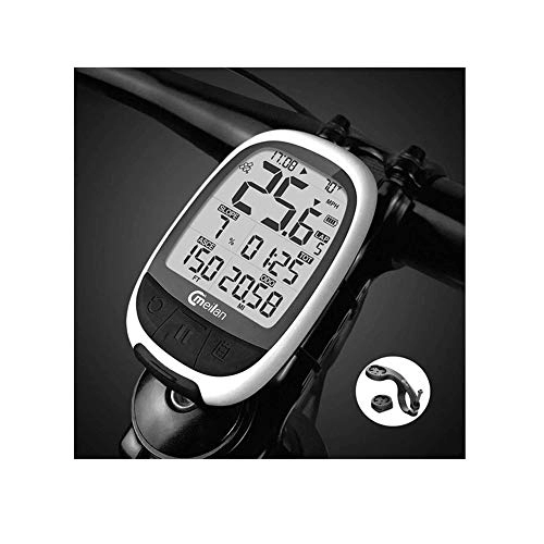 Cycling Computer : XIEXJ GPS Bike Computer Wireless Computer Bluetooth ANT+ Waterproof Speedometer for Outdoor Cycling Fitness