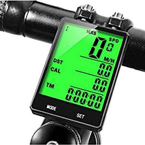 Cycling Computer : XIEXJ Wireless Bike Computer, Bike Odometer Speedometer for Bicycle, Waterproof with Extra Large LCD Backlight Display