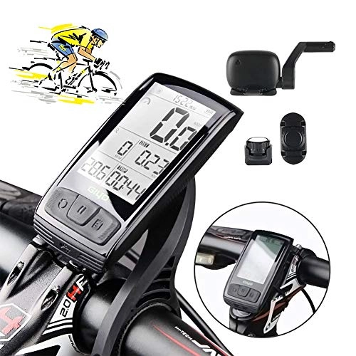 Cycling Computer : XIYAN Bicycle Speedometer, 11 Function Waterproof Large LCD Screen Cycle USB Charging Bluetooth Connection Cadence Sensor Accurate, Used for Riding Speed Measurement