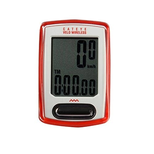 Cycling Computer : YMYGCC bike computer Bike Computer Wireless Cycling Computer Bicycle Waterproof Kilometers Odometer Stopwatch Speedometer Bicycle Accessories 46 (Color : Red)
