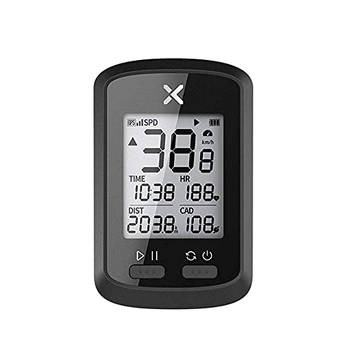Cycling Computer : Yongqin Bicycle Odometer Speedometer Bike Speedometer Cycling Odometer Bicycle Gps Riding Computer Bluetooth Ant Speed Odometer (Color : Black, Size : One Size)