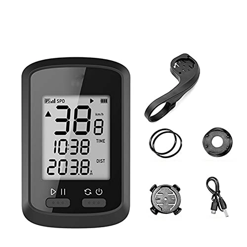 Cycling Computer : Yongqin Bicycle Odometer Speedometer Wireless Bicycle Computer, Waterproof Bicycle Odometer, Bluetooth Connection, Real-Time Tracking Of Riding Time, Speed And Mileage, 1.8-Inch Display