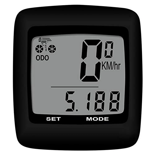 Cycling Computer : YRFS SD-201A Bike Computer Speedometer Waterproof Bicycle Odometer Cycle Computer Multi-Function LCD Display