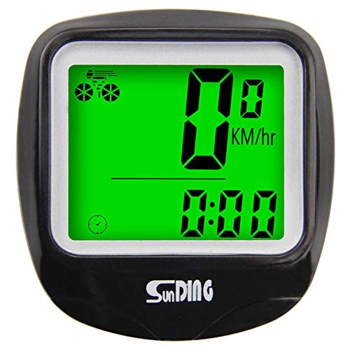 Cycling Computer : YRFS SD-568AE Bike Computer Outdoor Water Resistant Bicycle Computer Cycling Odometer Speedometer with LCD Backlight