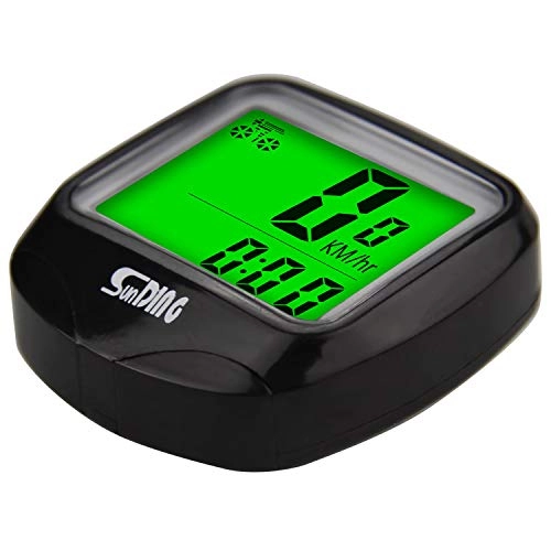 Cycling Computer : YRFS SD-568C Bicycle Computer Bike Speedometer Wireless Cycle Stopwatch Computers Waterproof Cycling Odometer LCD Backlight Digital