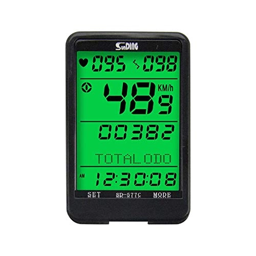 Cycling Computer : YRFS SD-577C bike speedometer wireless heart rate cadence ant monitor stopwatch bicycle computer cycling odometer accessories