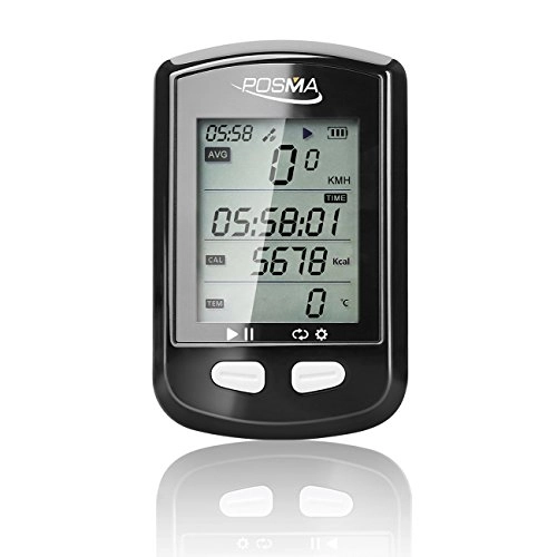 Cycling Computer : YT Electronic shop POSMA DB2 Wireless GPS Cycling Bike Altimeter Speedometer Odometer Calories Cadence Temperature, Support Smartphone