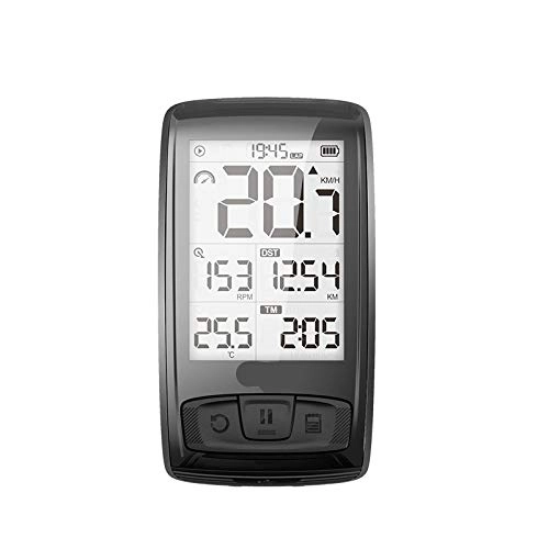 Cycling Computer : YUNJING Bicycle Cycling Computer Wireless Bicycle Speedometer Heart Rate Monitor Cadence Speed Sensor Waterproof Stopwatch