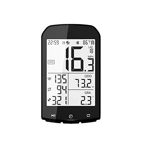 Cycling Computer : YYDM Wireless Bicycle Computer, Waterproof Bicycle Odometer, Real-Time Riding Speed, Time And Mileage, Heart Rate Monitoring, Cadence Sensor, A