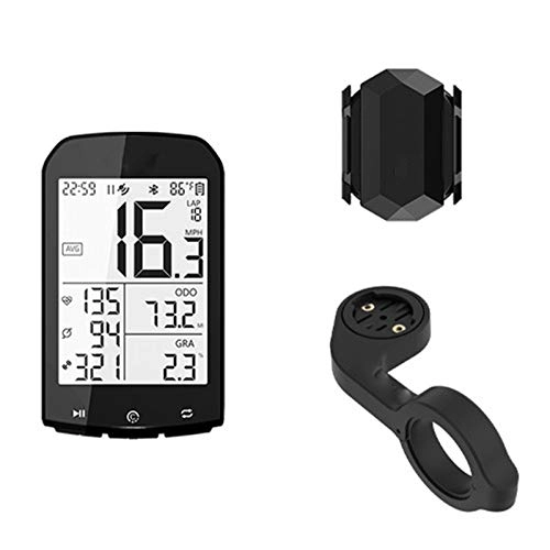 Cycling Computer : YYDM Wireless Bicycle Computer, Waterproof Bicycle Odometer, Real-Time Riding Speed, Time And Mileage, Heart Rate Monitoring, Cadence Sensor, E