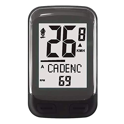 Cycling Computer : ZDAMN Bicycle Odometer Wireless 23 Functions 2.4G Cadence Sensor Bike Computer Speedometer Odometer Odometer (Color : Black, Size : ONE SIZE)