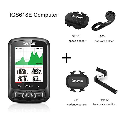 Cycling Computer : ZHANGJI Bicycle speedometer-ANT+ GPS Computer Bike Bicycle Bluetooth Wireless Stopwatch Waterproof Cycling Bike Sensor Computer