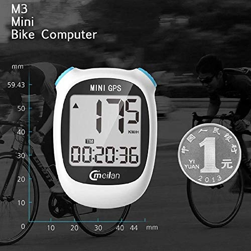 Cycling Computer : ZHANGJI Bicycle speedometer-GPS Bike computer bicycle GPS Speedometer M3 Speed Altitude DST Ride time Wireless waterproof bicycle computer