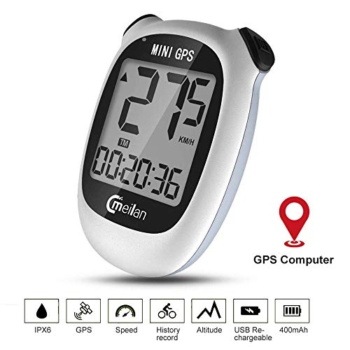 Cycling Computer : ZHANGJI Bicycle speedometer-Mini GPS Bike Computer Cycling Computer Bicycle andter Waterproof Computer with LCD Display