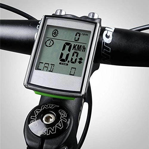 Cycling Computer : ZHANGJI Bicycle speedometer-Wireless Bike Computer Heart Rate Speed 3 in 1 Multi Functional LED Odometer Speedometer Bicycle Computer Bicycle Part