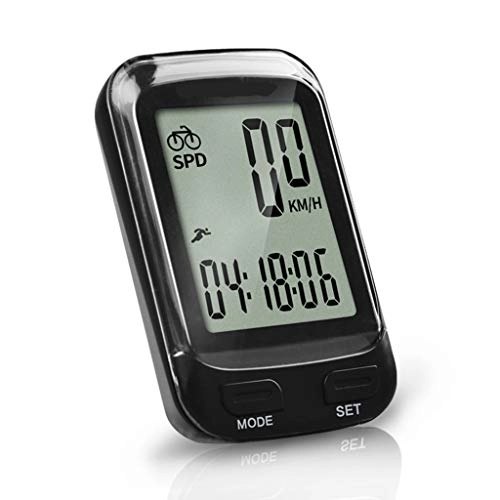 Cycling Computer : ZQQ Wireless Bike Computer, Bicycle Speedometer Cycling Odometer Waterproof Backlight Auto ON / OFF for MTB Road Mountain Bike