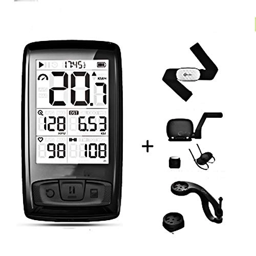 Cycling Computer : ZTT Wireless Bluetooth 4.0 Computer Supports Bicycle Computer Speedometer Speed / Cadence Sensor Waterproof Travel Table, B