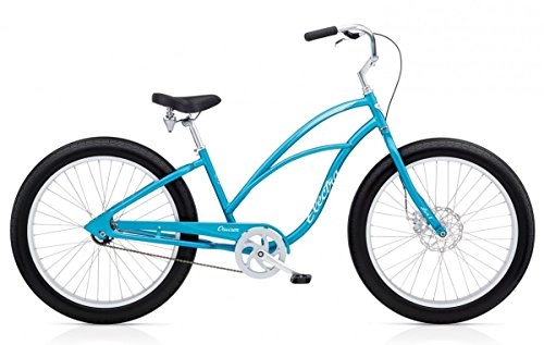 Bici Cruiser : Electra Lux Fat Bike 1 Damen Fahrrad 26" Blau Ladies Single Speed, 533307