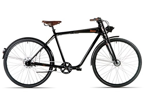 Bici Cruiser : Hawk Bikes Duncon – Vintage Bike – 28 pollici – cambio Shimano a 7 marce (nero)