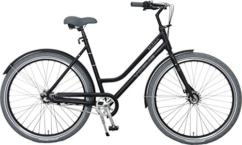 Bici Cruiser : POZA Valtrad - Bicicletta pieghevole, alluminio, 6 marce, con borsa manubrio, colore: bianco