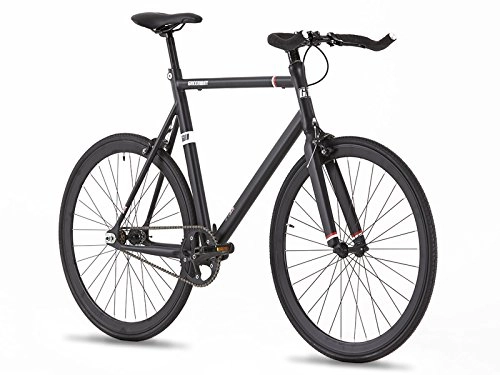 Bici da strada : 56 cm Hi Spec Aviazione Alluminio Fixed Gear Bike – Single Speed – Flip Flop Wheel- Leggero – 9 kg