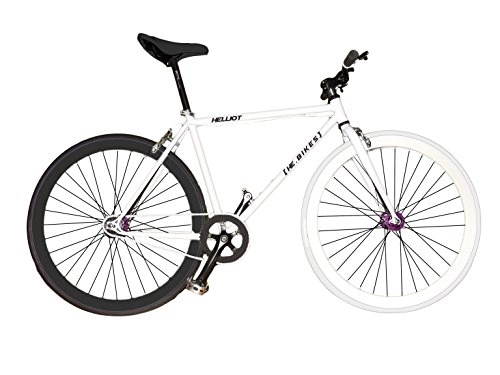 Bici da strada : All-Bikes Fixie, city bike, bici urbana, Fixed Single Speed Road Bike, bici da strada Trib (Bianco 18)