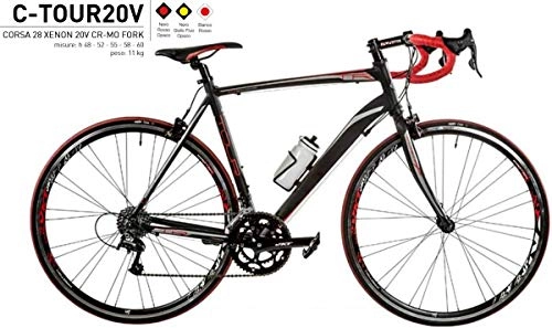 Bici da strada : CICLI PUZONE Bici Corsa Alluminio Misura 28 Tour Xenon 20V Art. C-TOUR20V (60 CM)