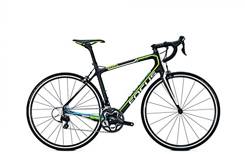 Bici da strada : Endurance Focus IZALCO ERGORIDE Shimano 105 22G CARBON, altezza telaio: 58; colori: carbonio / bianco / verde / blu.