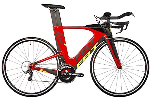 Bici da strada : Felt IA4-di biciclette Triathlon - 2017: Rosso / Nero, nero, 56 cm