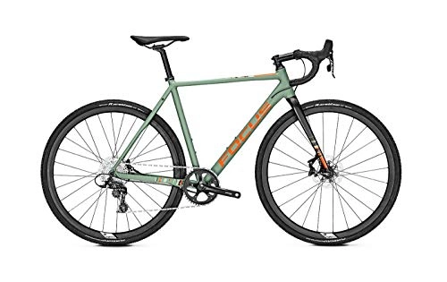 Bici da strada : Focus Bicicletta da Corsa da Uomo 28 Pollici Mares 6.9 – Sram Apex 11 Marce Cambio Catena Hydr. Freno a Disco, Colore: Verde Minerale, Uomo, Minerale Verde, 54 cm