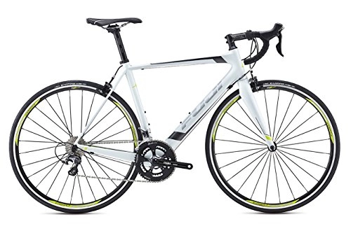 Bici da strada : Fuji Altamira 1.1 - Bicicletta da corsa da 28 pollici, bianco / argento (2016), 58
