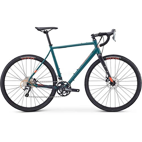 Bici da strada : Fuji Jari 1.5 Adventure Road Bike 2020 - Bicicletta da strada satinata, 49 cm, 700c, colore: Verde scuro