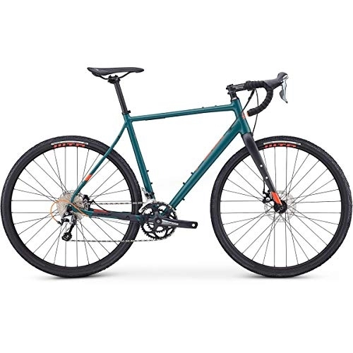 Bici da strada : Fuji Jari 1.5 Adventure Road Bike 2020 - Bicicletta da strada satinata, 52 cm, 700c, colore: Verde scuro