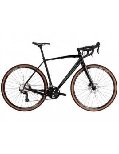 Bici da strada : Kross Bici gravel ESKER 6.0 GRX 2X11 alluminio nero lucido - S