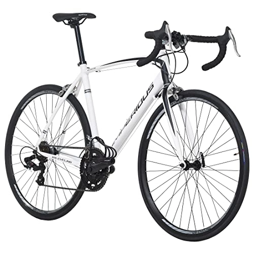 Bici da strada : KS Cycling, Bicicletta da corsa Imperious, telaio, colore: bianco / nero Unisex-Adulto, 28 Zoll, 53 cm