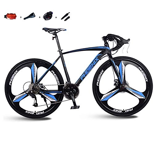 Bici da strada : LILIS Mountain Bike MTB Mountain Bike Strada Uomo Biciclette 27 velocità 26 Pollici Ruote for Donne Adulte (Color : Blue)