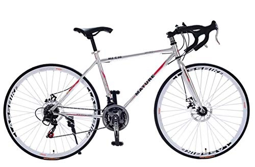 Bici da strada : Mature Professional High Tech Road Bike, telaio in lega di alluminio, forcella in acciaio al carbonio, 3 ruote da 26