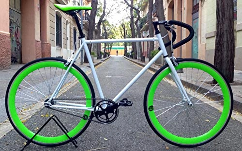 Bici da strada : Mowheel Bicicletta Monomarcia Pista Fixie-B Classica T-54 cm