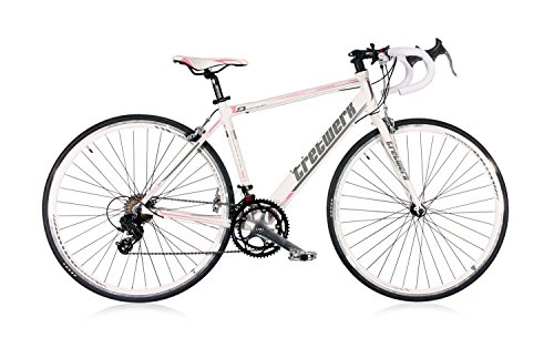 Bici da strada : Pattumiera donna WERK Arrox 1, 0 71, 12 cm / bici da corsa per ragazzi colore bianco / rosa (2016)