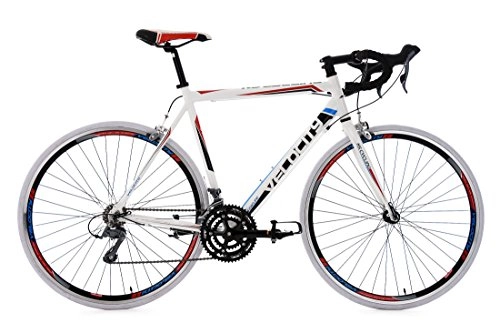 Bici da strada : Unbekannt Bici da Corsa KS Cycling Uomo Velocity RH 55 cm, Bianco, 28, 206r
