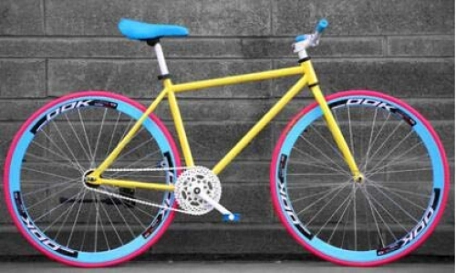 Bici da strada : XIAOSHAN Bicicletta Bike 26 Pollice 40 Coltello Maschio e Femminile Studenti Universale Adatto per Una Varietà di Condizioni Strada 2020 Nuovo 26 "Yellowpink