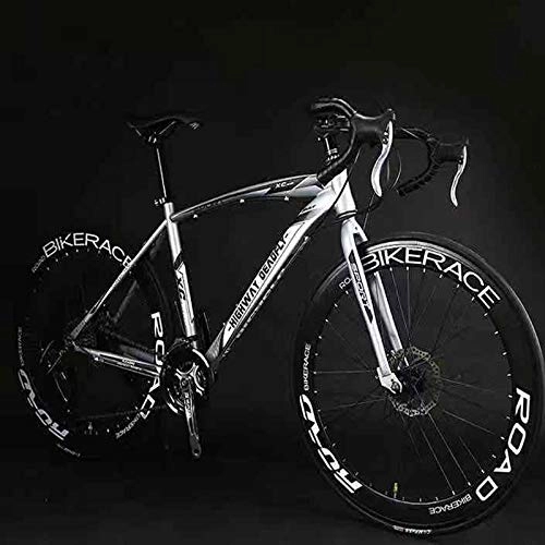 Bici da strada : XiAOSHAN Road Racing Bicycle Variable Speed Dead Fly Super Light Solid Tire Live Cycle 26" 24 Male and Female Students Adult