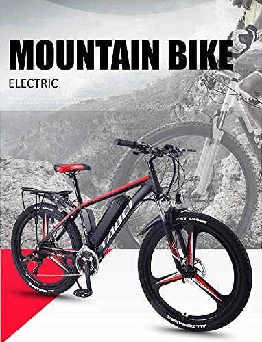 Bici elettriches : 2020 aggiornato elettrica Mountain Bike, 350W 26 '' Bicicletta elettrica con Rimovibile 36V 8AH / 12, 5 AH agli ioni di Litio per Gli Adulti, 27 velocit Shifter
