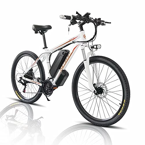 Bici elettriches : 26” E-Bike City Bike, Bicicletta Elettrica a Pedalata Assistita Unisex Adulto, Batteria Removibile da 48V 13A