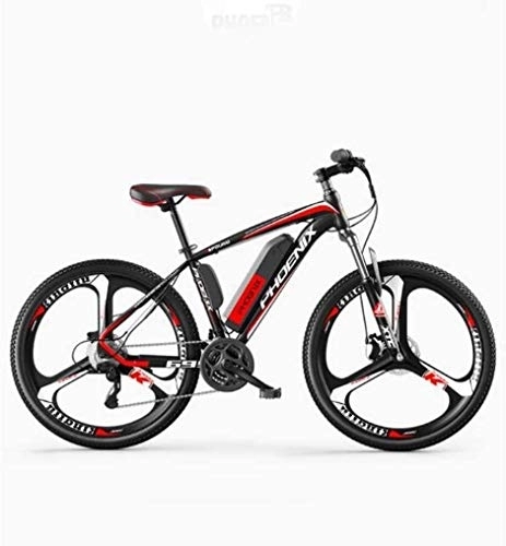 Bici elettriches : 26" Mountain bike for adulti, All Terrain Biciclette 27 velocità, 36V 35KM Chilometraggio Pure batteria rimovibile agli ioni di litio, smart Montagna-bici for adulti,