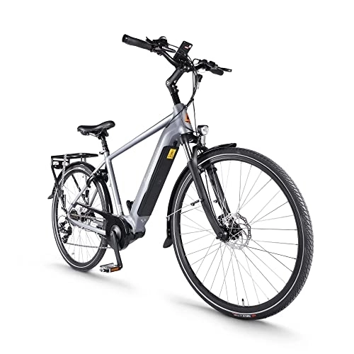 Bici elettriches : Accolmile Bicicletta elettrica 36V250W Mid Drive Torque E-Bike Pedelec da 28 pollici per uomo donna con batteria rimovibile 36V14.5Ah City Bike con cambio Shimano 7 velocità E-MTB