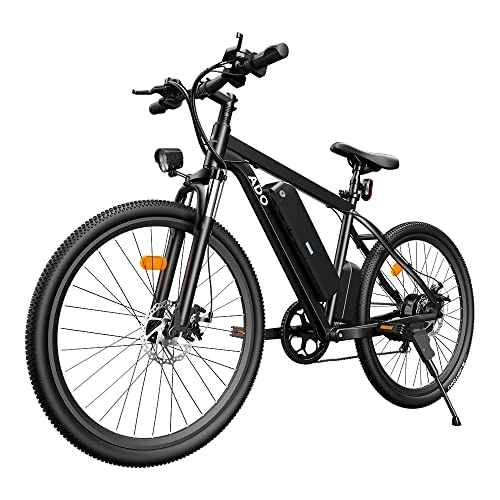Bici elettriches : ADO A26 Bicicletta Elettrica Ebike, Mountain Bike 26" con Batteria Rimovibile 36V / 12, 5Ah / Cambio 7 Velocità / E-Mountainbike / Velocità Massima 25km / h / Chilometraggio Ricarica Fino a 70-100km