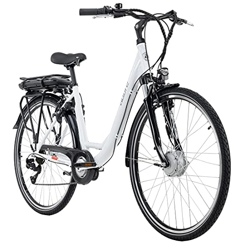 Bici elettriches : Adore Bicicletta elettrica in alluminio, 28", Valencia, 250 W, agli ioni di litio, 36 V / 13 Ah / 468 Wh, 7 marce